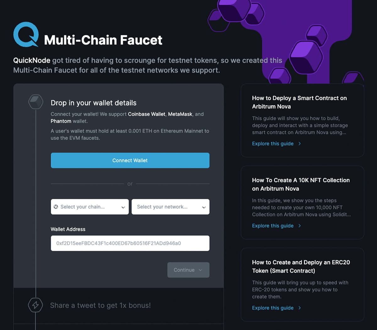 Multi-Chain Faucet